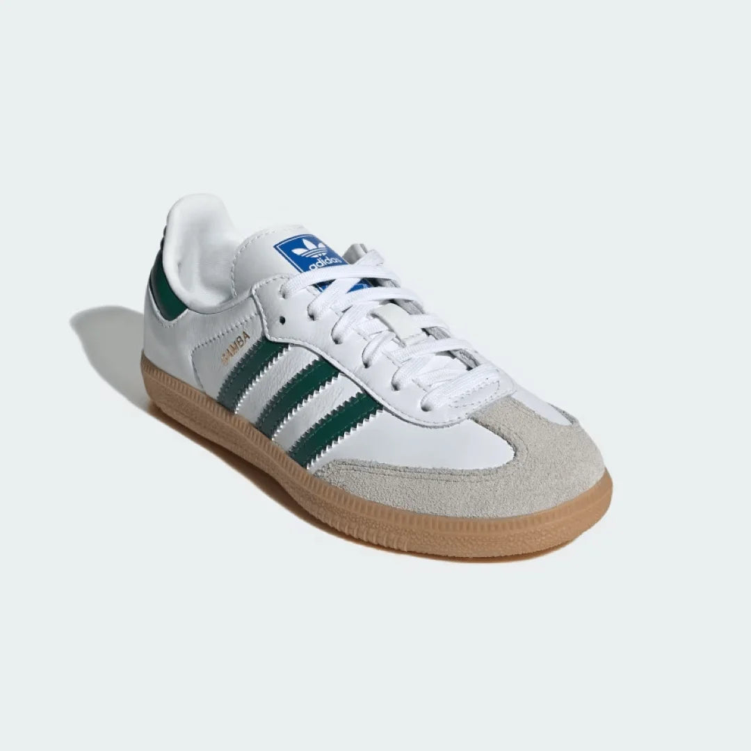 Adidas Samba OG Shoes Cloud White/Green