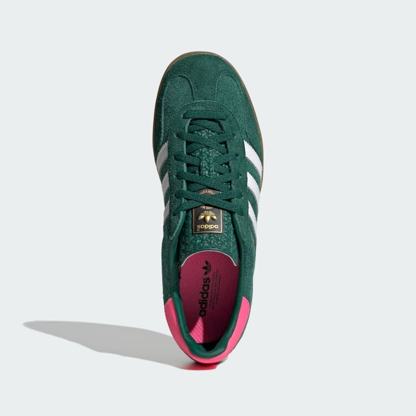 Adidas Gazelle Indoor Collegiate Green Lucid Pink
