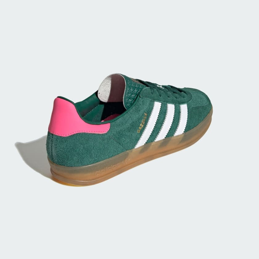 Adidas Gazelle Indoor Collegiate Green Lucid Pink