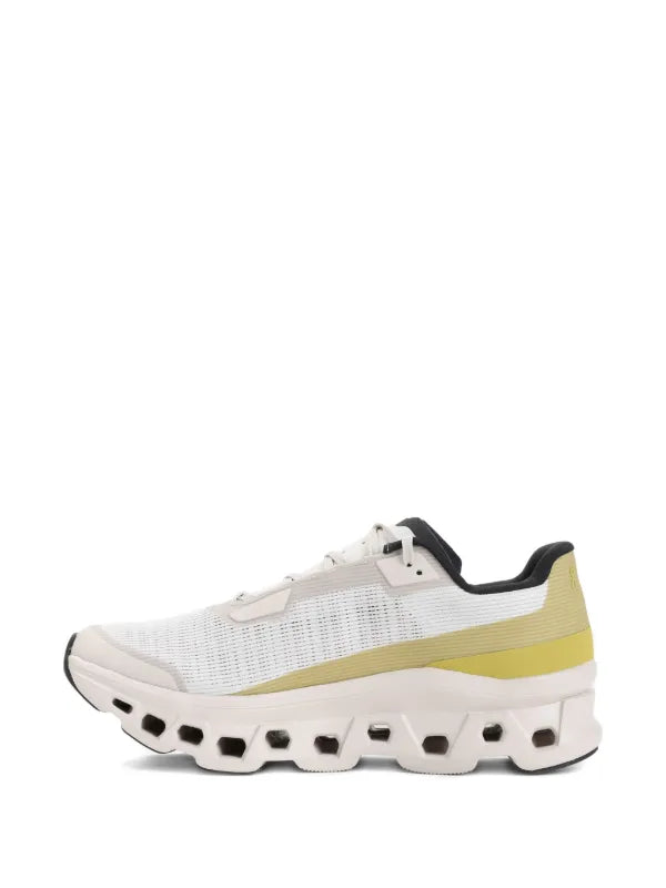 On Cloudmonster Void White/Green