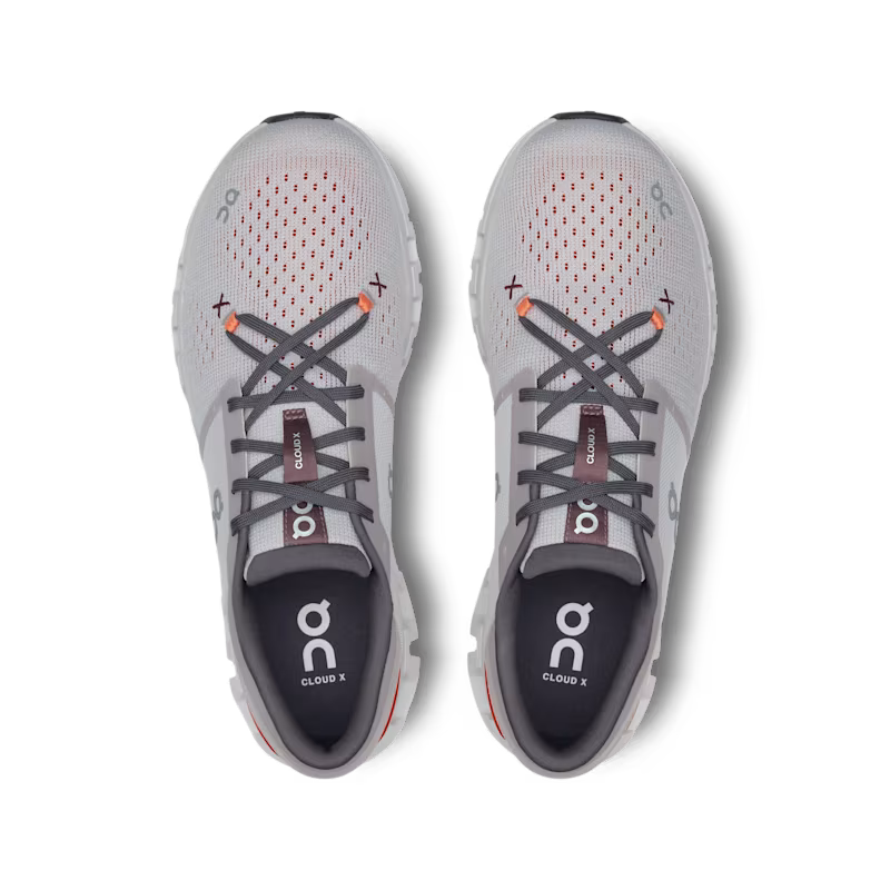On Cloud X 4 Silver/Flame