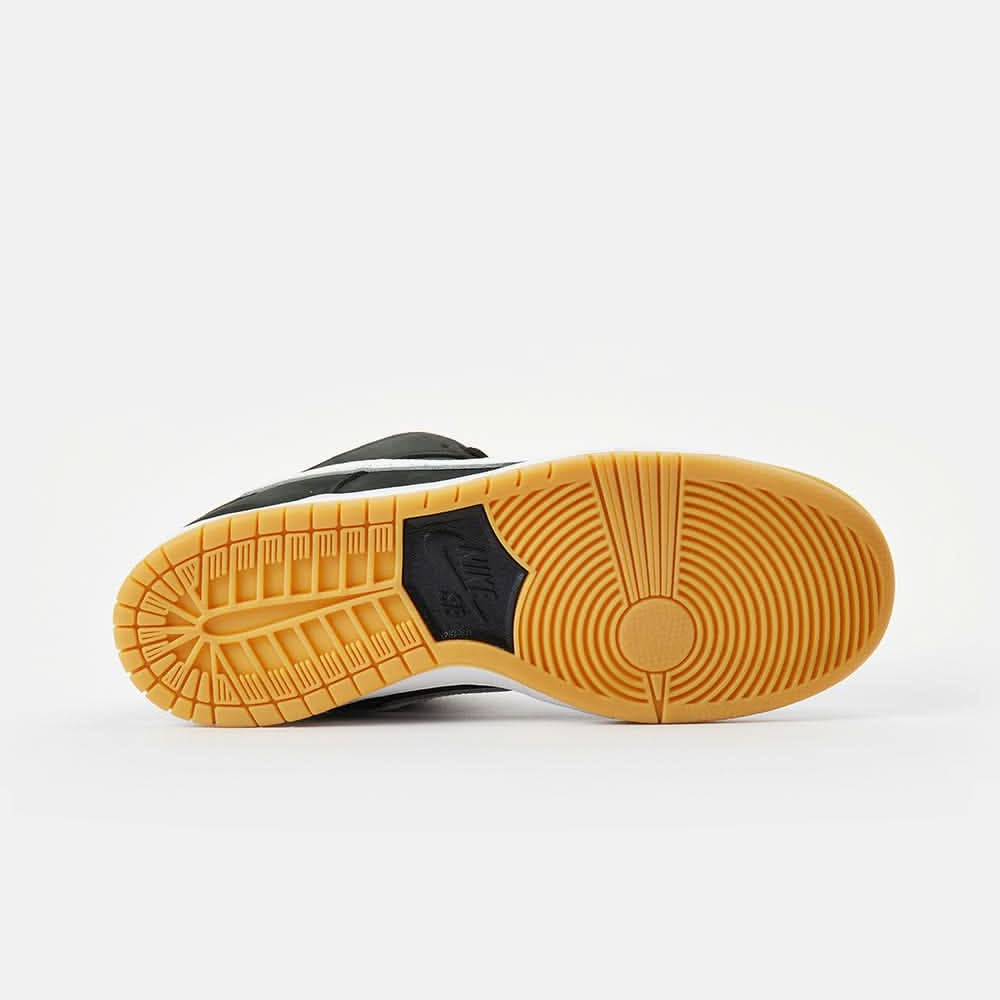 Nike SB Dunk Low Pro Premium Skate Shoes - Black/White-Black