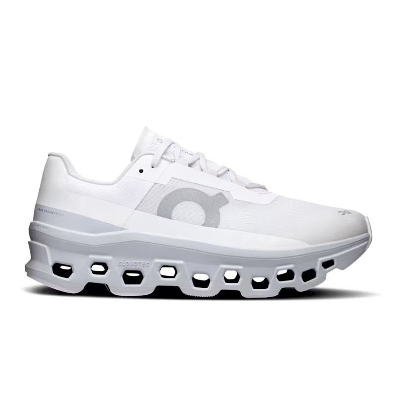 On CloudMonster White/Glacier