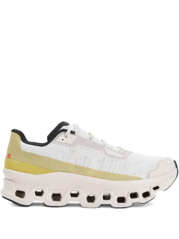 On Cloudmonster Void White/Green