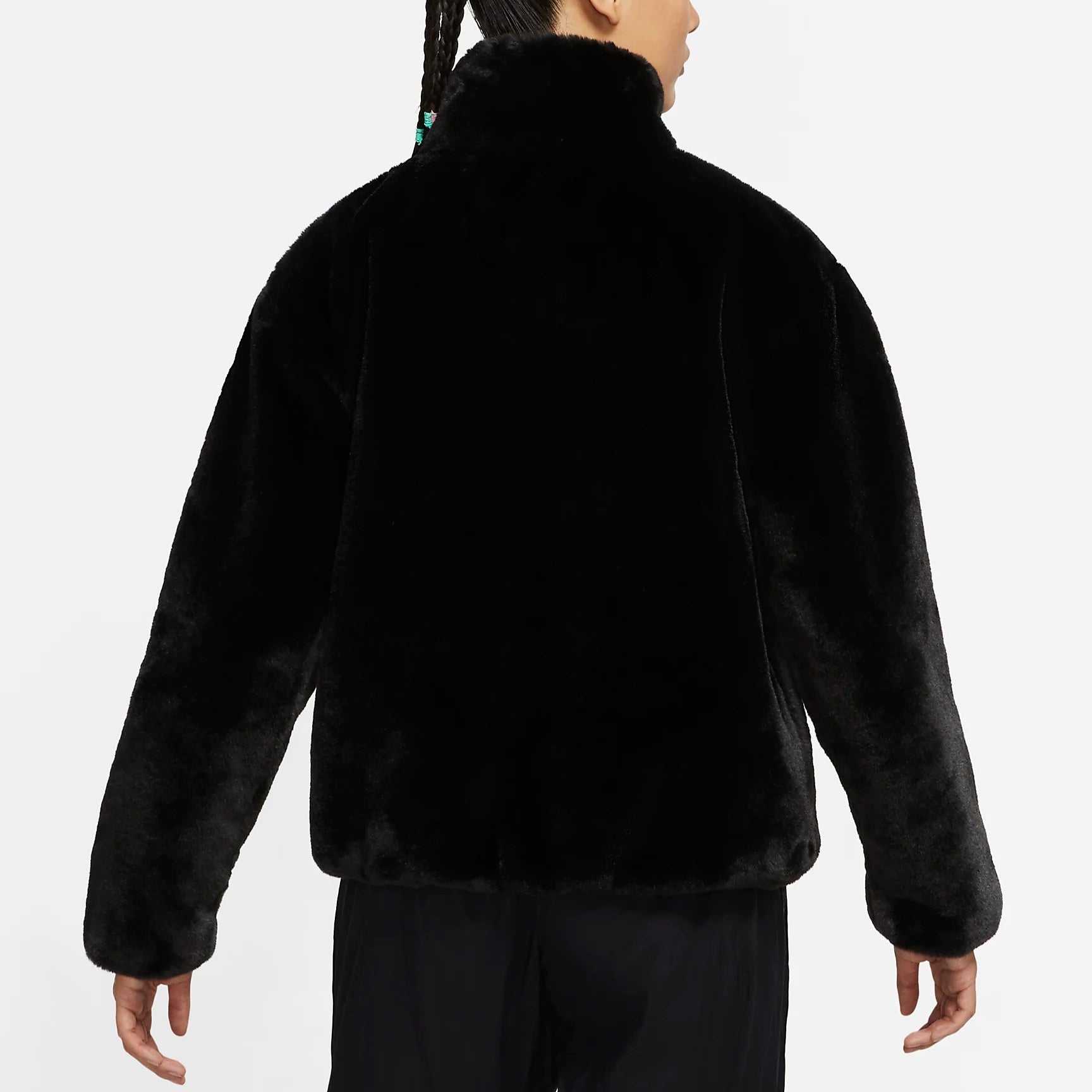 Nike Faux Fur Swoosh Jacket