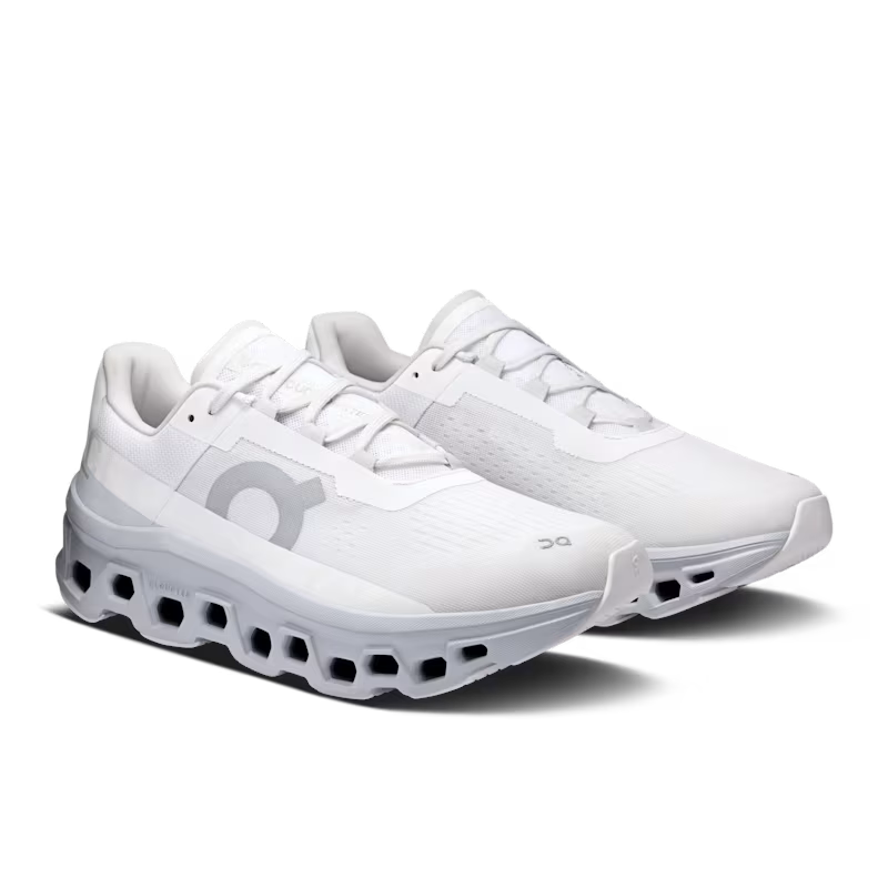 On CloudMonster White/Glacier