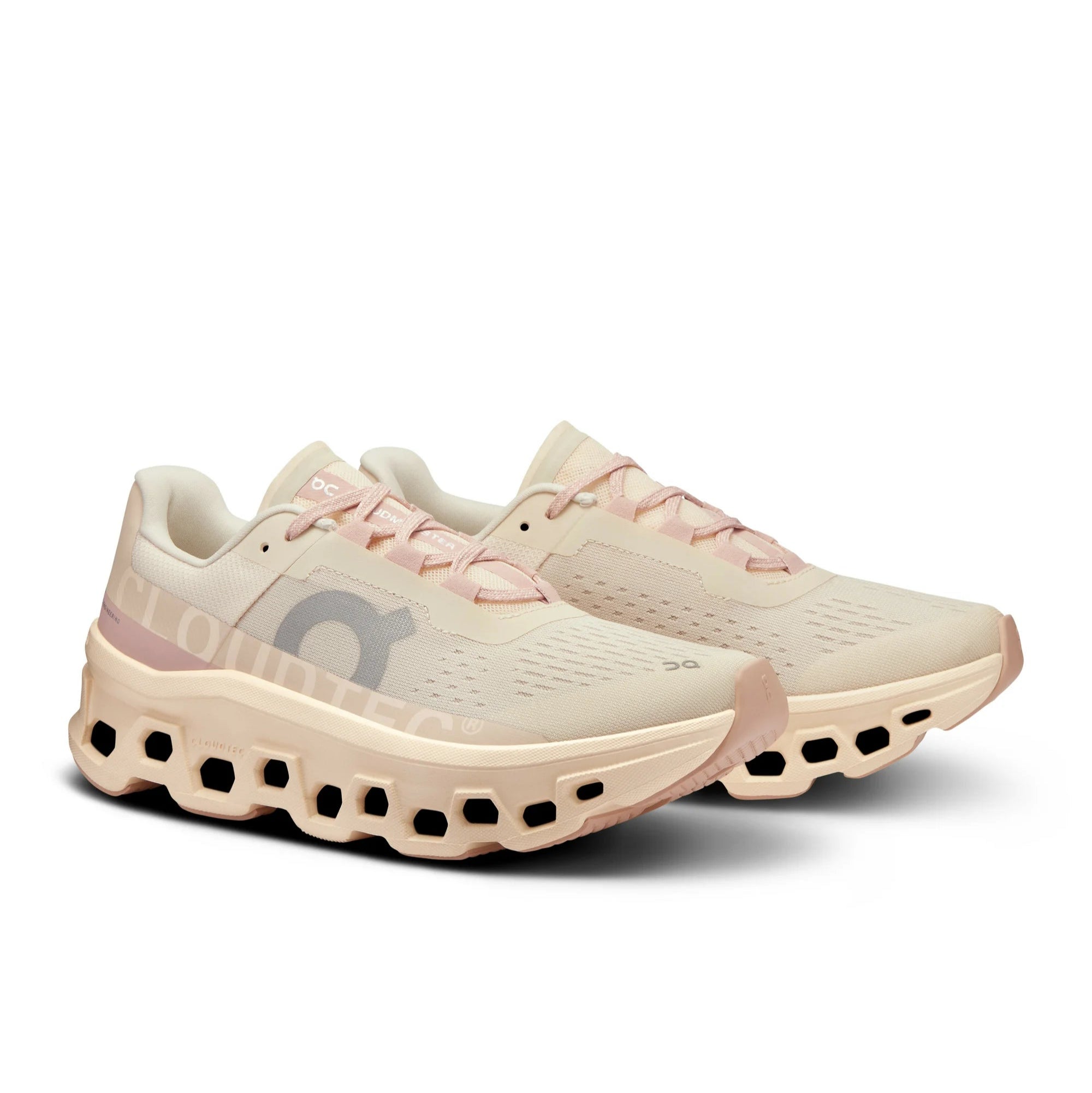 On ClousMonster - Road running shoes - moon fawn