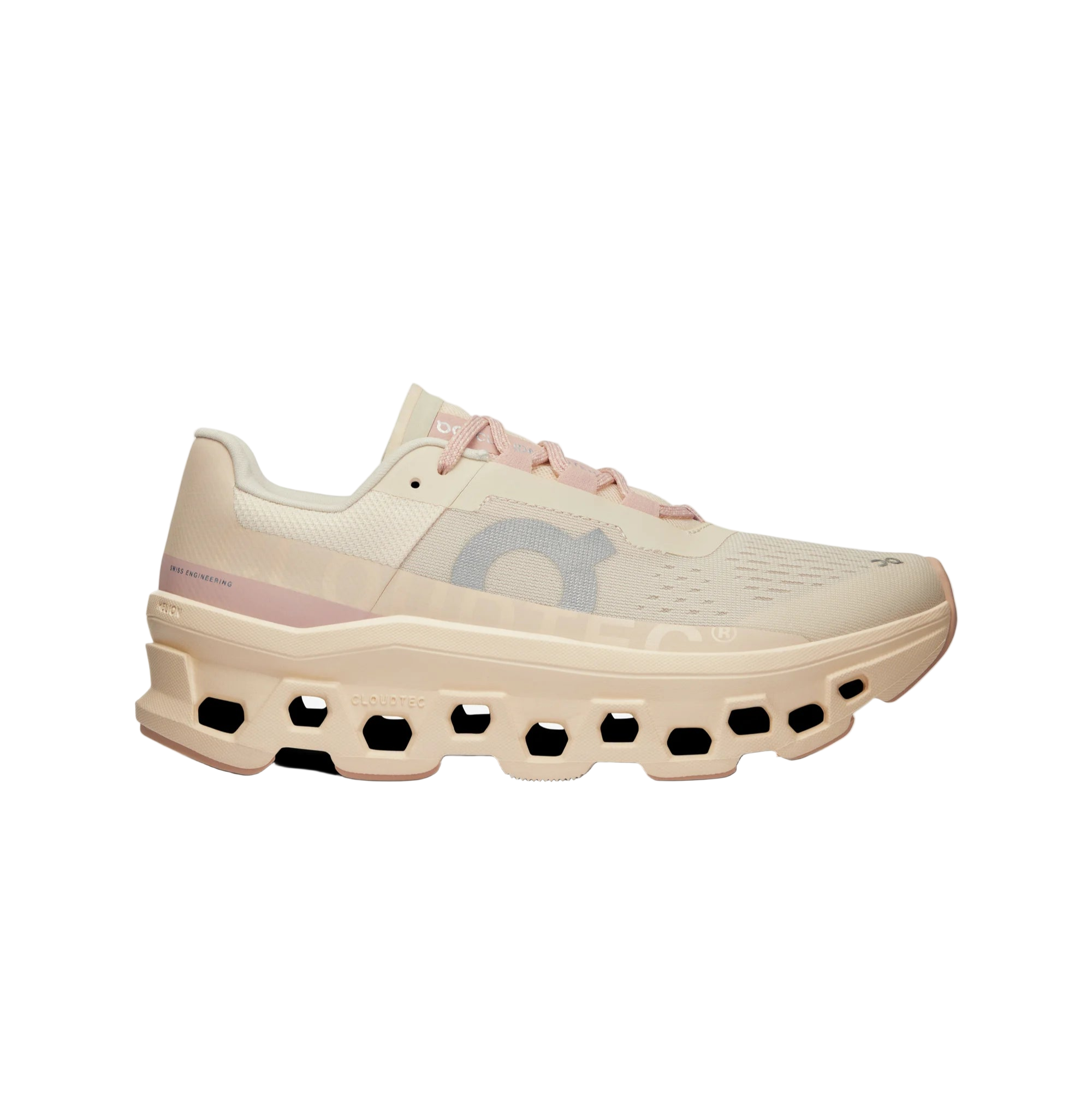 On ClousMonster - Road running shoes - moon fawn