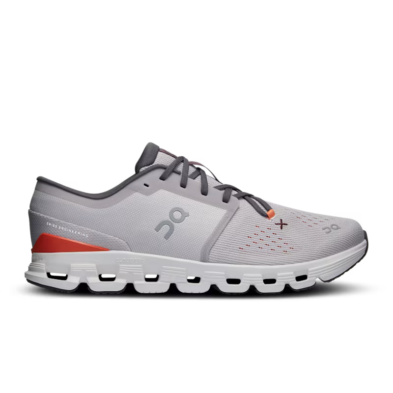 On Cloud X 4 Silver/Flame